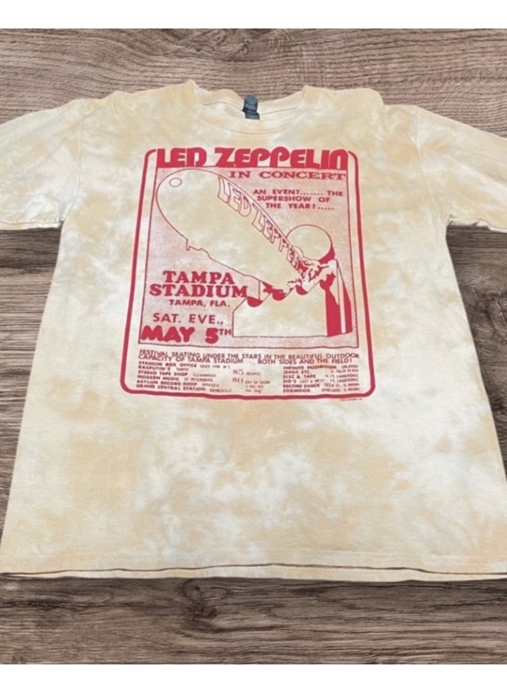 Led Zeppelin tour shirt, men’s size medium - Picture 7 of 7